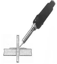 焊接时先与沾锡